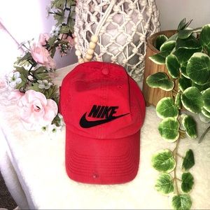 🌸NIKE Red Ball Cap